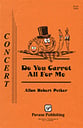 Do You Carrot All for Me? Two-Part choral sheet music cover